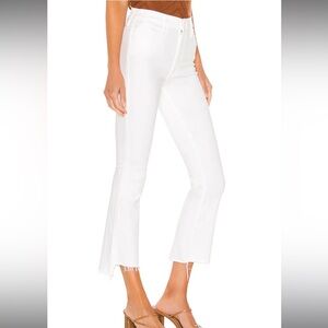 MOTHER Insider Crop Step Fray